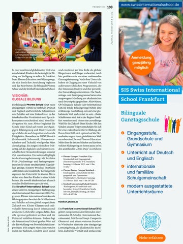 Journal Frankfurt Special: Schulen 1/2025 第 3 页