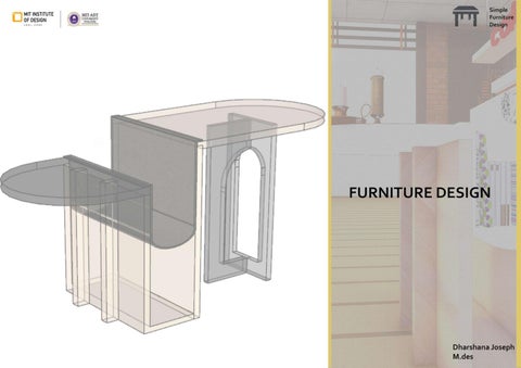 Furniture design - SFD