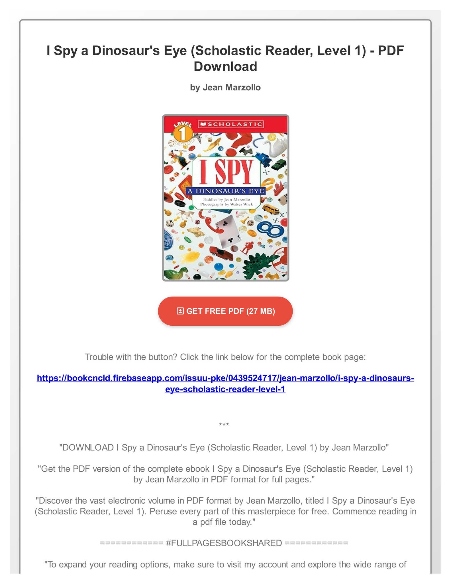 I Spy a Skeleton (Scholastic Reader%ｶﾝﾏ% Level 1) Amazon.com: I Spy A Skeleton (Scholastic Reader Level 1