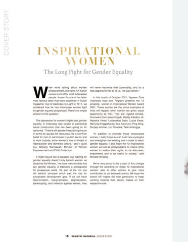 Inspirational Women (Wanita Panutan 2021) 第 16 页
