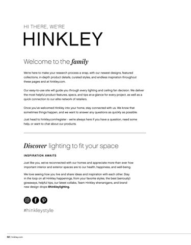 Hinkley 室内 灯饰目录 2025 第 4 页