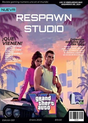 Revista Respawn Studio Maqueta