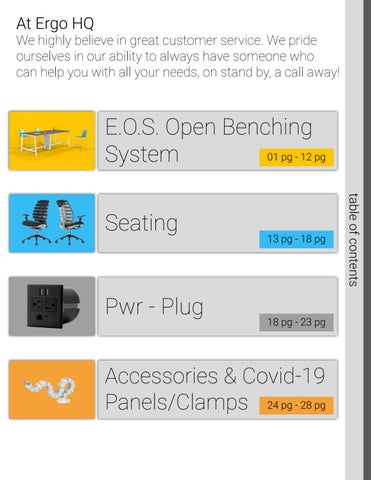 Ergo HQ 书桌 × 坐具 目录 第 3 页