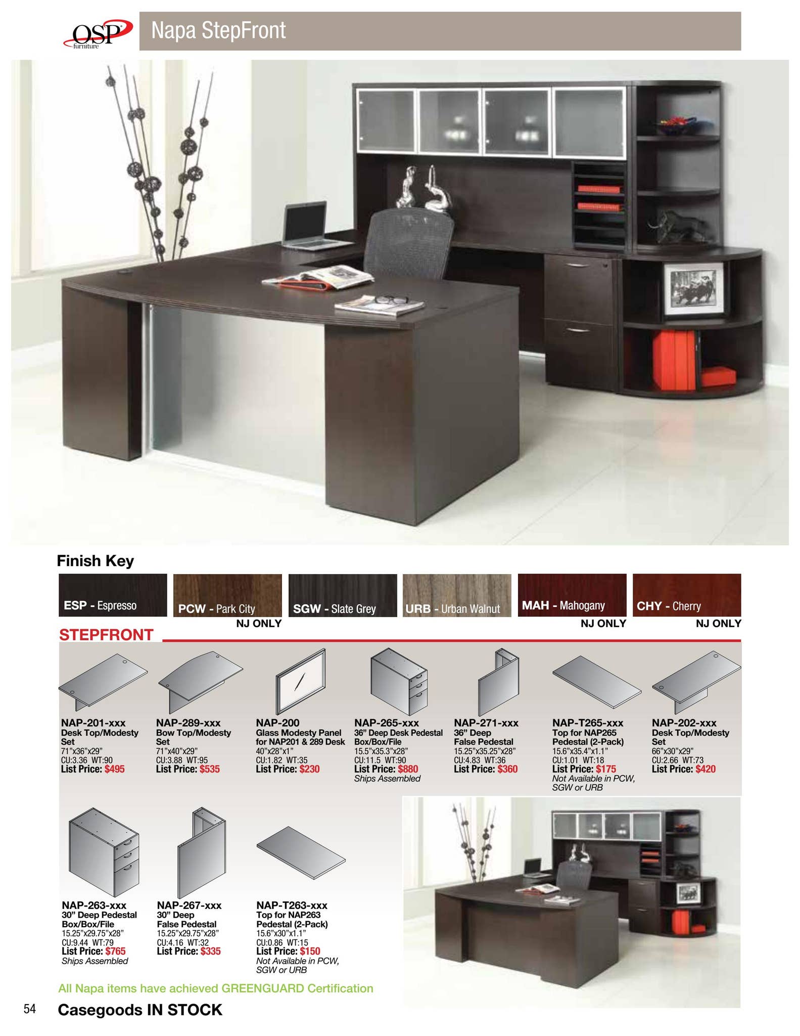 OSP Napa Catalog by OC Office Installation Issuu
