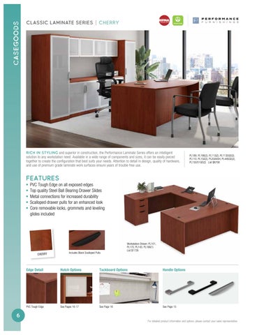 OC Office Installation PCFD Laminate 书桌 目录 第 5 页