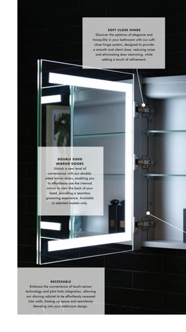 Beaumont Tiles 灯饰目录 · Remer Illuminated Mirrors 第 16 页