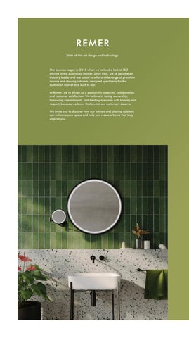 Beaumont Tiles 灯饰目录 · Remer Illuminated Mirrors 第 6 页