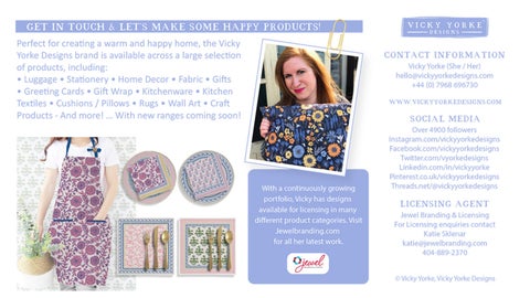 Jewel Branding & Licensing 家具目录 · 厨房 Textiles | Vicky Yorke 第 13 页