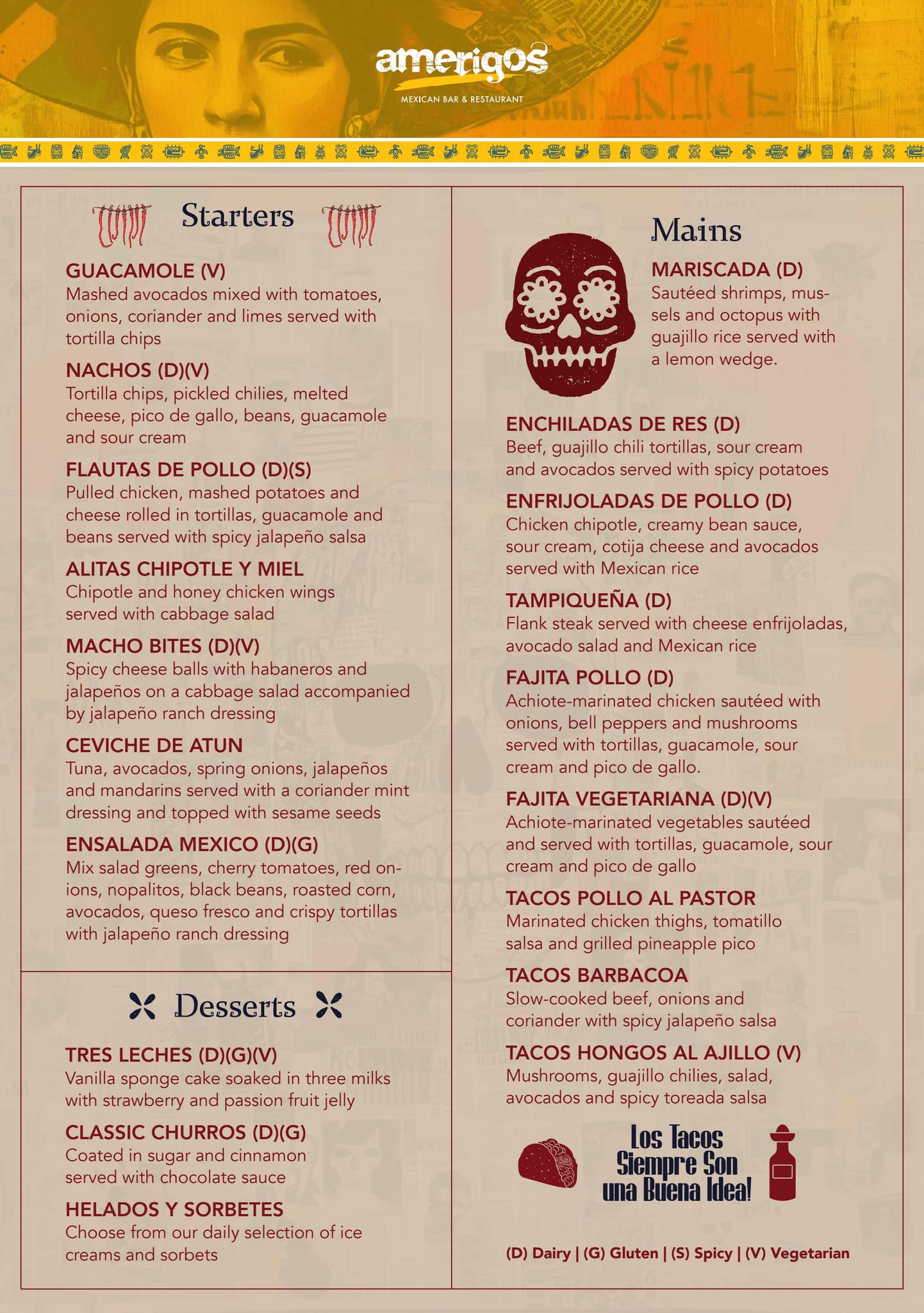 Amerigos All Inclusive Menu by Yas Plaza Hotels - Issuu