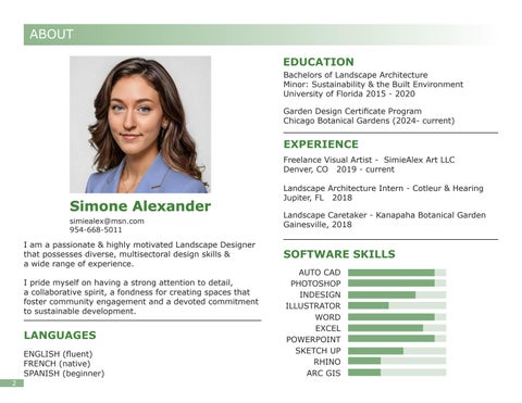 SimoneAlexander 灯饰目录 · 景观 Architecture Portfolio 第 2 页