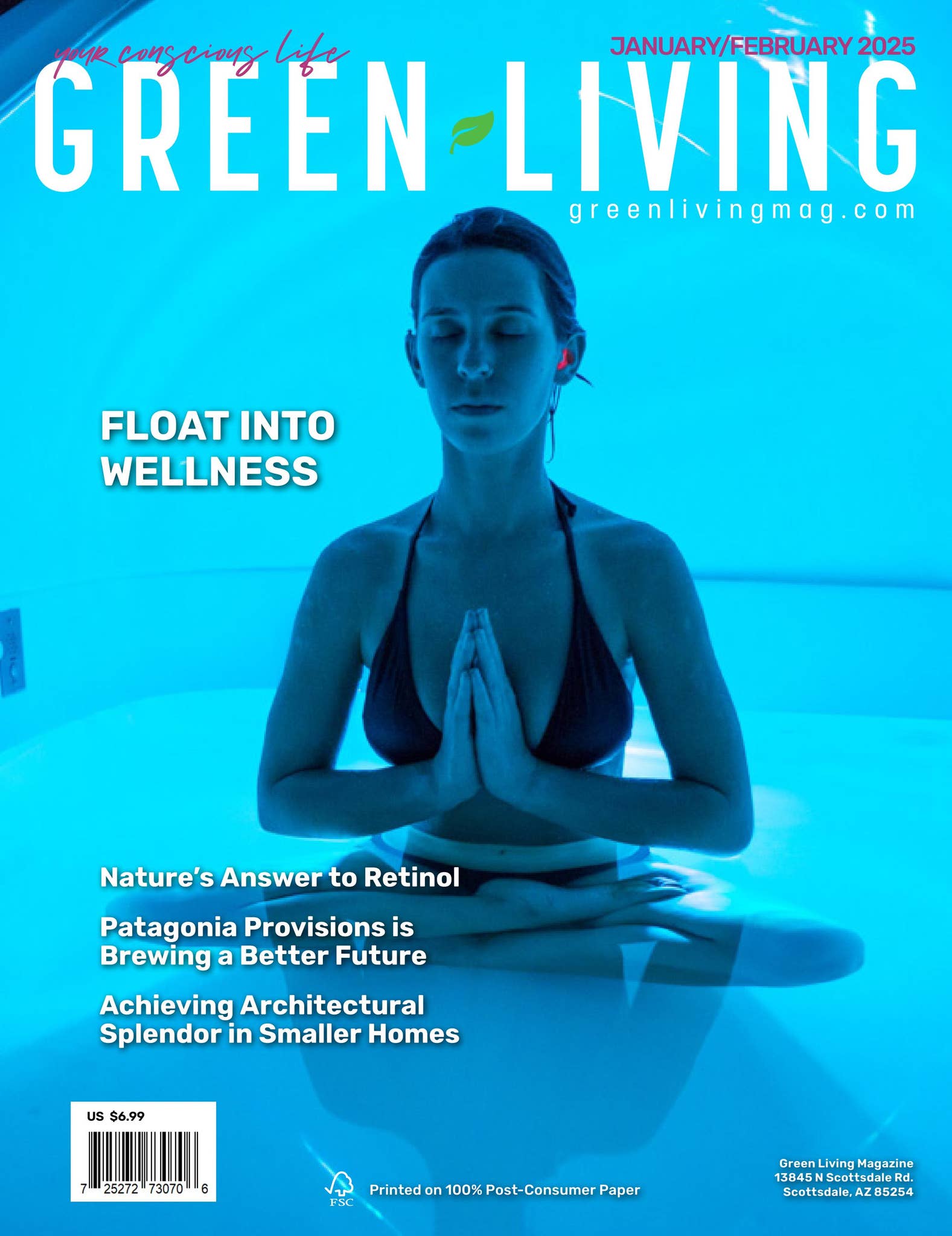 Curated visual reference: Fresh Look at Green Living Magazine January February 2025 By Green Living Az