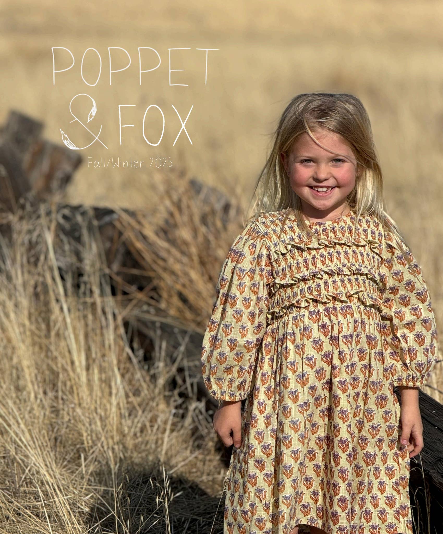 Poppet & Fox Mousehole Dress | Cream With Turquoise Tree Paisleys