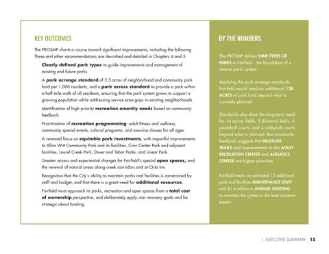 Fairfield (CA) Parks, Recreation and Open Space Master Plan 第 15 页