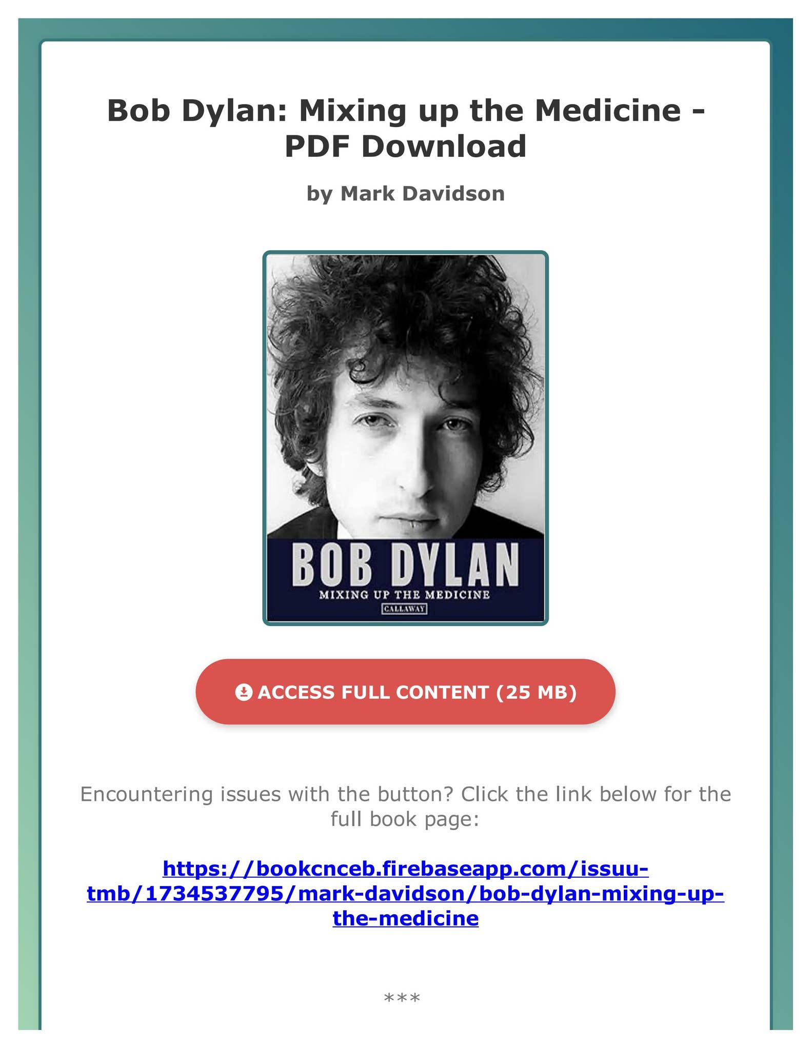 アート・デザイン・音楽 Bob Dylan / Mixing Up The Medicine Bob Dylan: Mixing Up The Medicine – Callaway - Mixing Up The