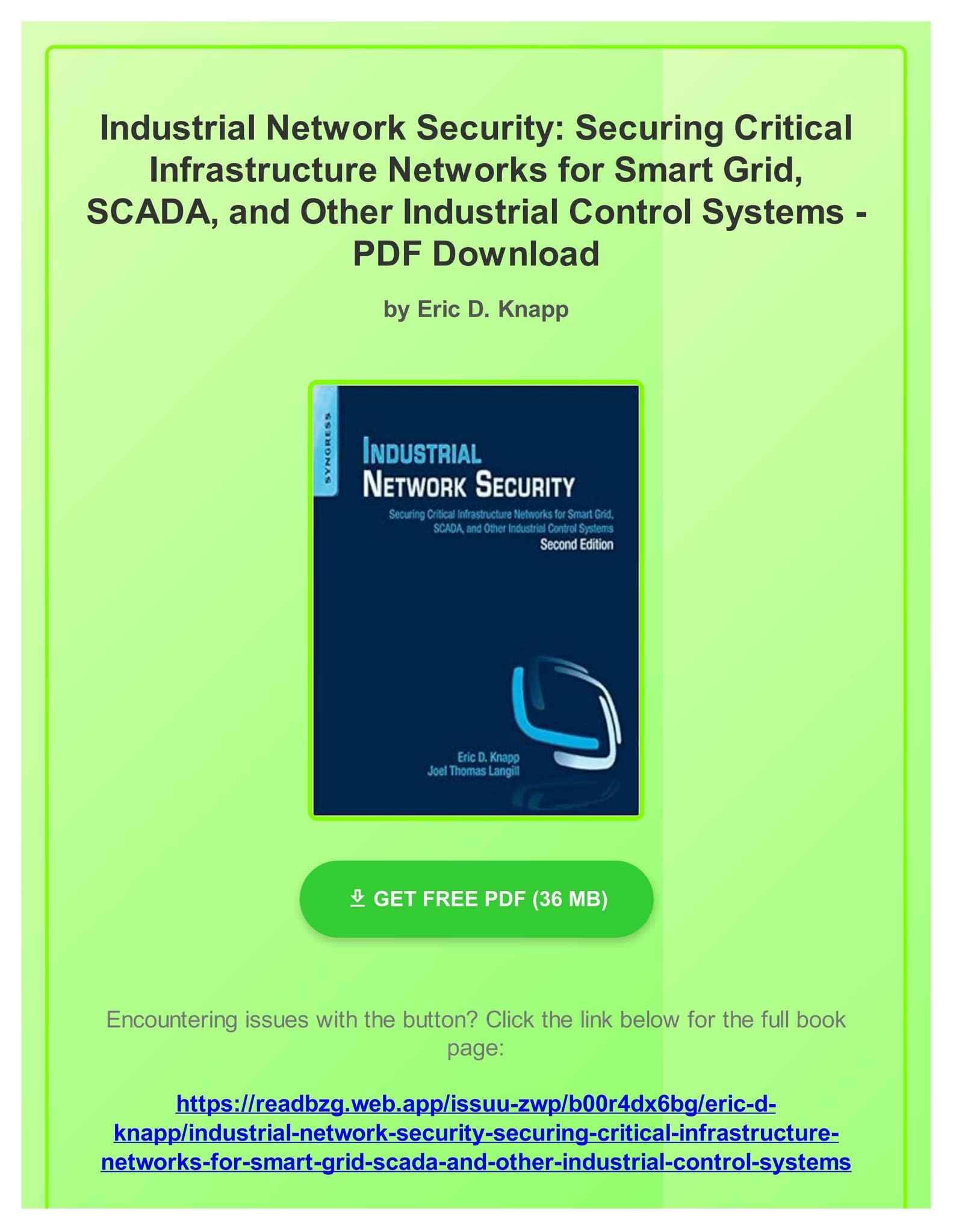 Industrial Network Security 第二版 Industrial Network Security, 2nd Edition [Book]