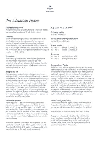 Bedford Prep 教育 Additional Information 第 6 页