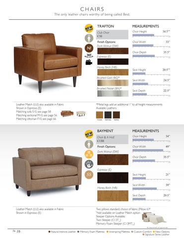 Fall 2024 皮革 家具目录 - Best Home Furnishings 第 16 页