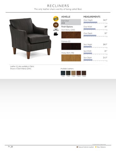 Fall 2024 皮革 家具目录 - Best Home Furnishings 第 20 页