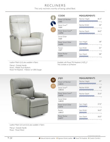 Fall 2024 皮革 家具目录 - Best Home Furnishings 第 24 页