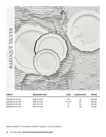 2025 V2 Artisan Tableware Co. 家具目录 第 14 页