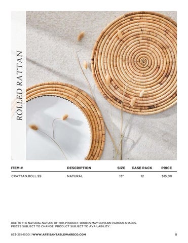 2025 V2 Artisan Tableware Co. 家具目录 第 5 页