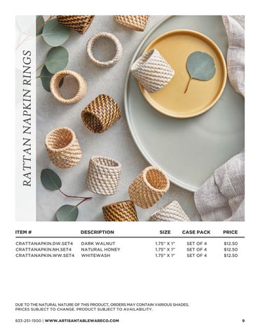 2025 V2 Artisan Tableware Co. 家具目录 第 9 页