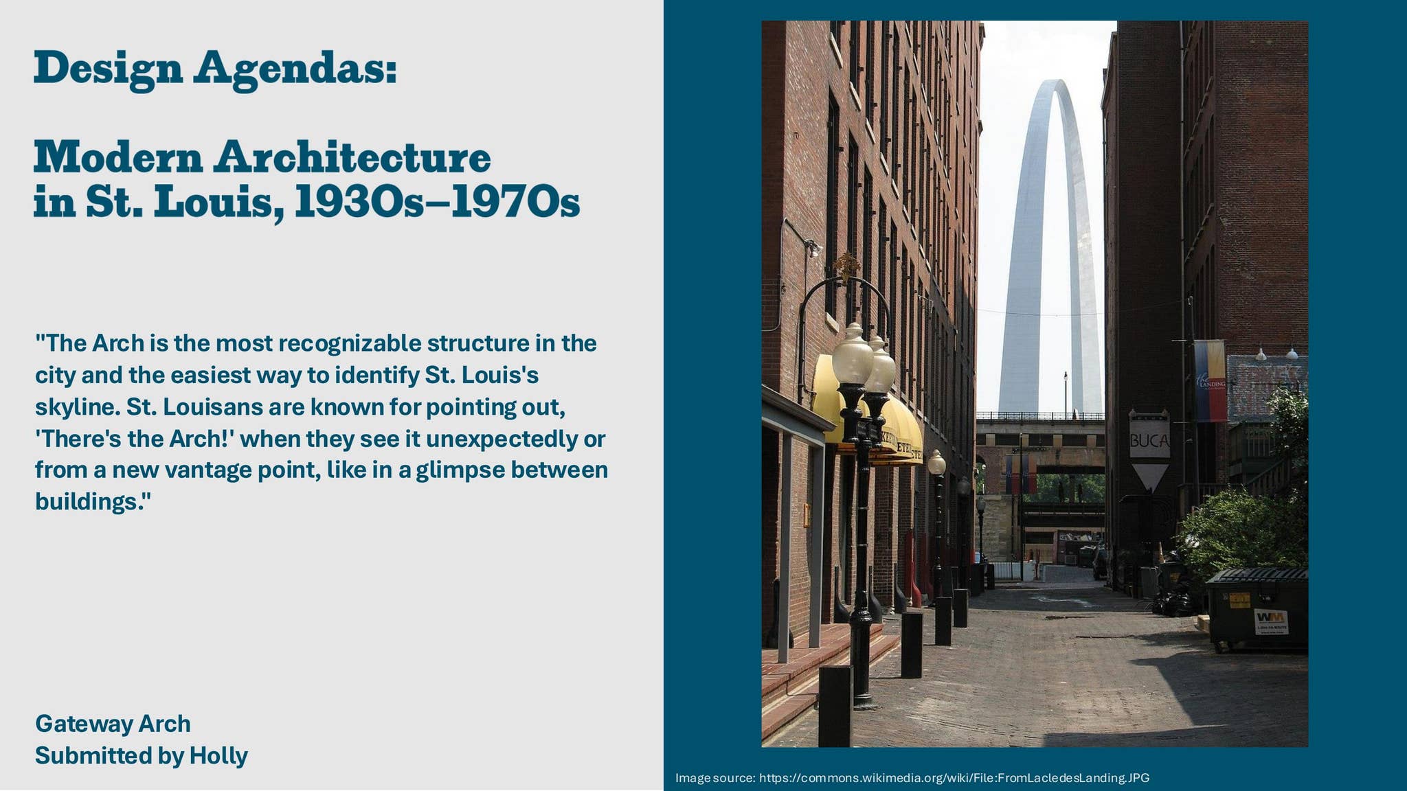 Design Agendas: Sites of St. Louis by WashU Sam Fox School - Issuu