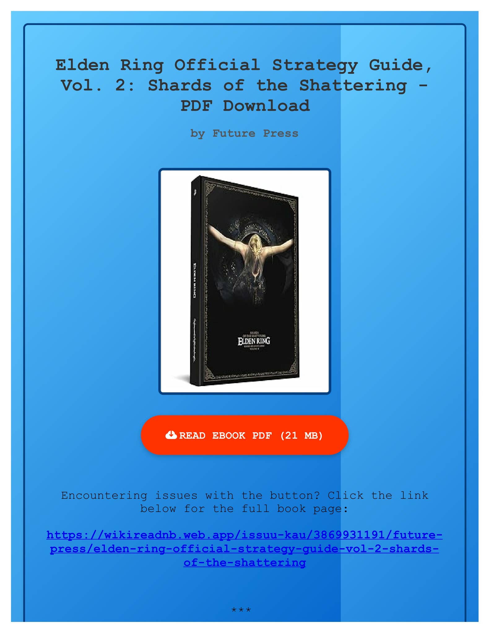 PDF Elden Ring Official Strategy Guide, Vol. 2: Shards of