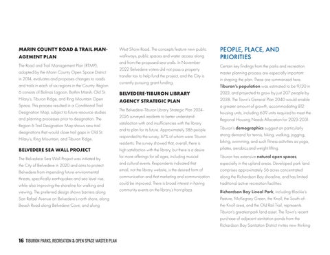 Tiburon Parks, Recreation × Open Space Master Plan 第 16 页