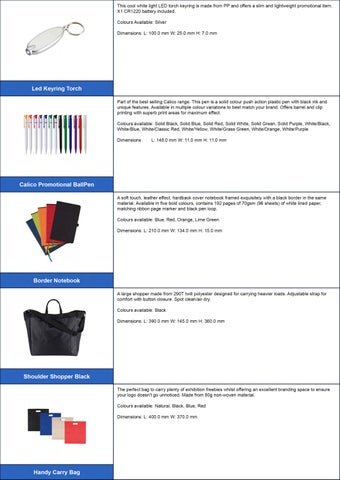 BRANDED PROMOTIONAL PRODUCTS 第 10 页