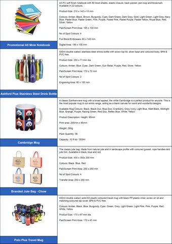 BRANDED PROMOTIONAL PRODUCTS 第 4 页
