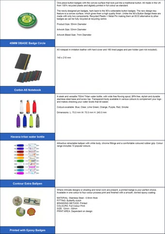 BRANDED PROMOTIONAL PRODUCTS 第 8 页