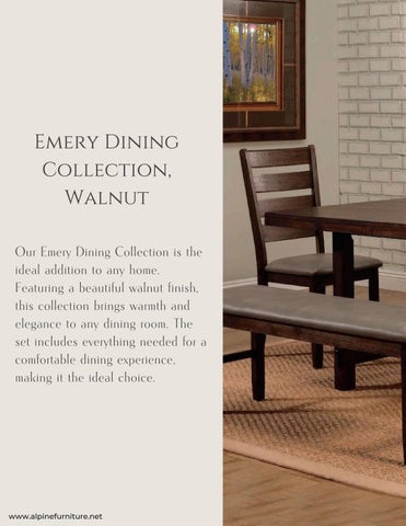 alpinefurniture 家具目录 · Alpine 家具 - Dining Collections 第 20 页