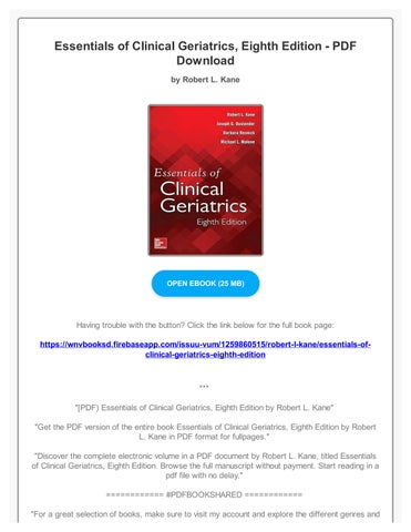 Essentials of Clinical Geriatrics  老年医学 Essentials of Clinical Geriatrics: 9780071792189: Medicine