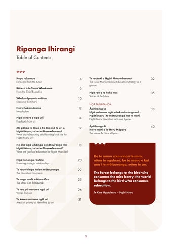 Tihe i a Maru Ora Education Strategy 第 3 页