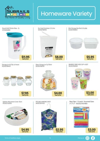 Uncle Bills 4SGM JTC 1+2 - Everyday Essentials 灯饰目录 July 2025 第 15 页