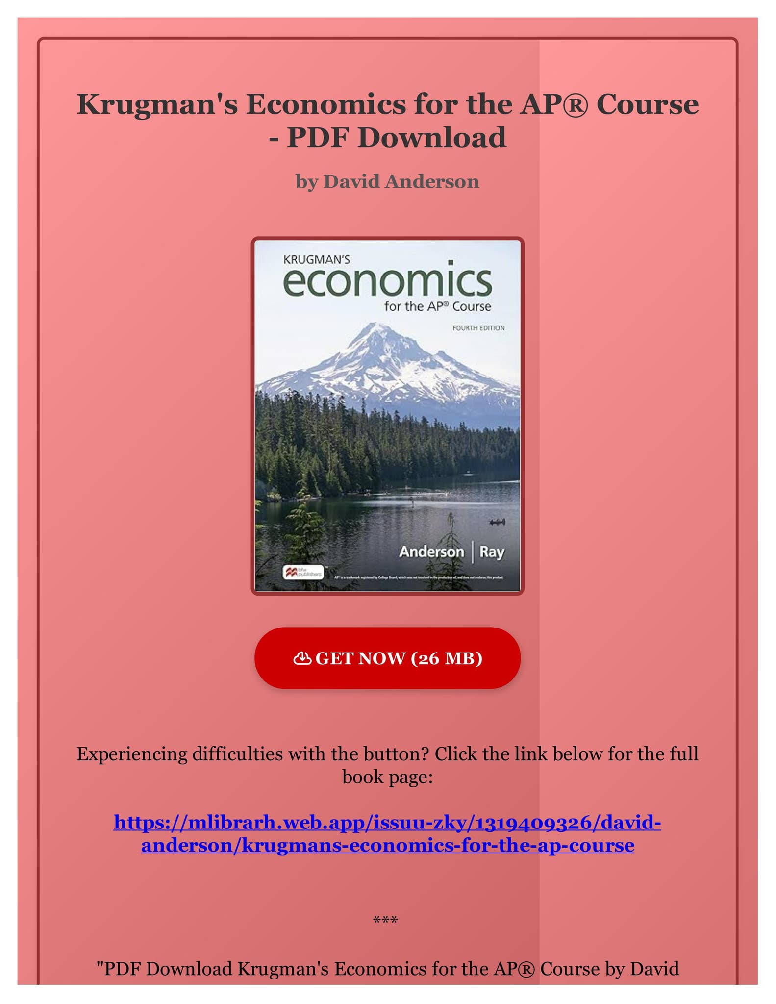 Krugman's Economics for the AP Course第3版 Amazon.com: Krugman's Economics for the AP® Course eBook