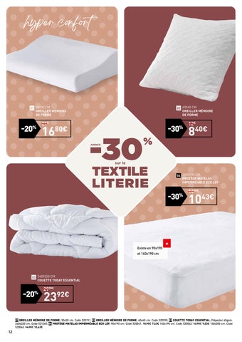 JUSQU-A -50% SUR LA LITERIE ET LE 布艺 LITERIE - CONFORAMA LUXEMBOURG 第 12 页