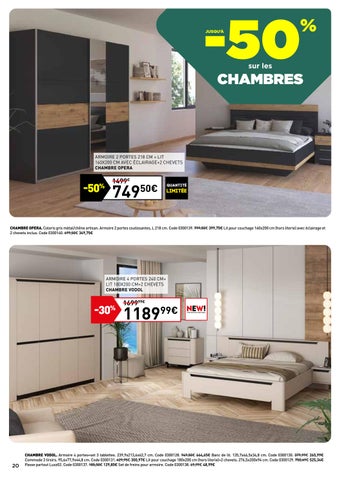 JUSQU-A -50% SUR LA LITERIE ET LE 布艺 LITERIE - CONFORAMA LUXEMBOURG 第 20 页