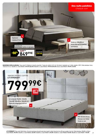 JUSQU-A -50% SUR LA LITERIE ET LE 布艺 LITERIE - CONFORAMA LUXEMBOURG 第 7 页