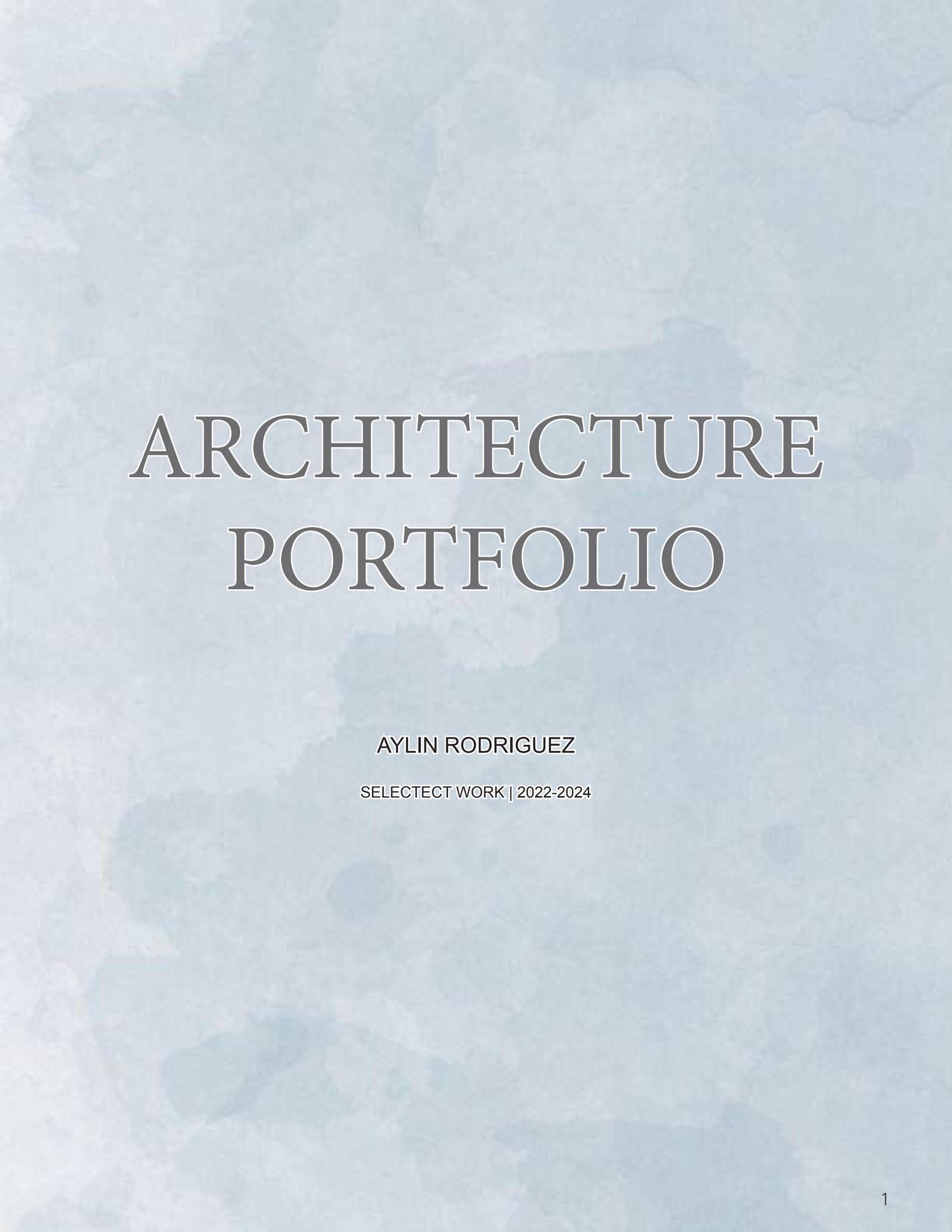 Architecture Portfolio by Aylin Rodriguez - Issuu