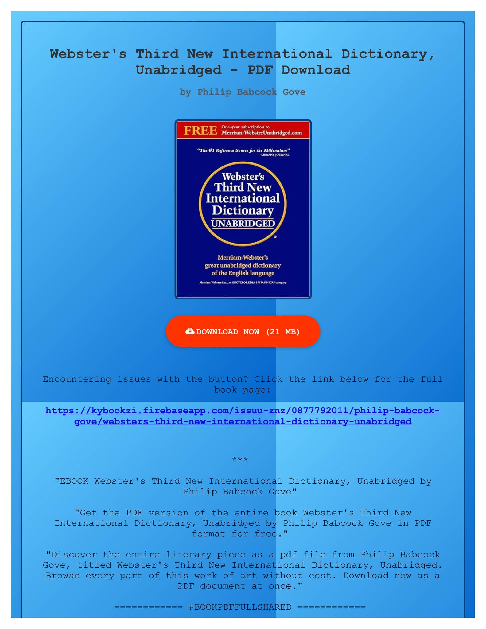 語学・辞書・学習参考書 Webster's Third New International Dictio Webster's Third New International Dictionary and Seven
