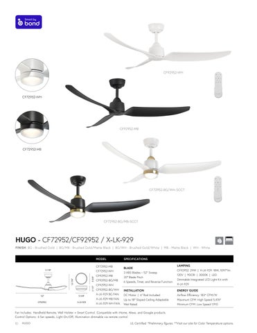 2025 Kuzco Group Fan 灯饰手册 第 10 页