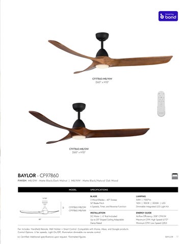 2025 Kuzco Group Fan 灯饰手册 第 17 页