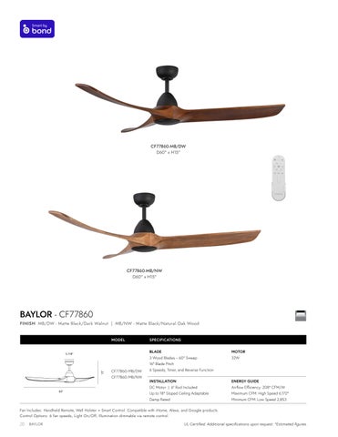 2025 Kuzco Group Fan 灯饰手册 第 20 页