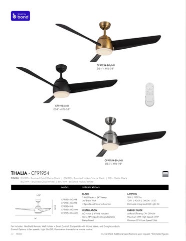 2025 Kuzco Group Fan 灯饰手册 第 22 页