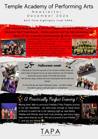 TAPA Newsletter Dec 24