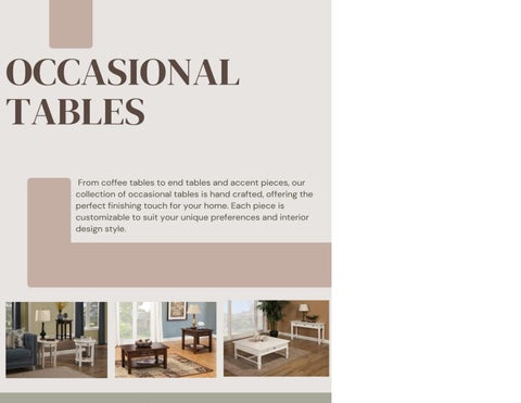 northameric Public 家具目录-Occasional Tables 第 2 页