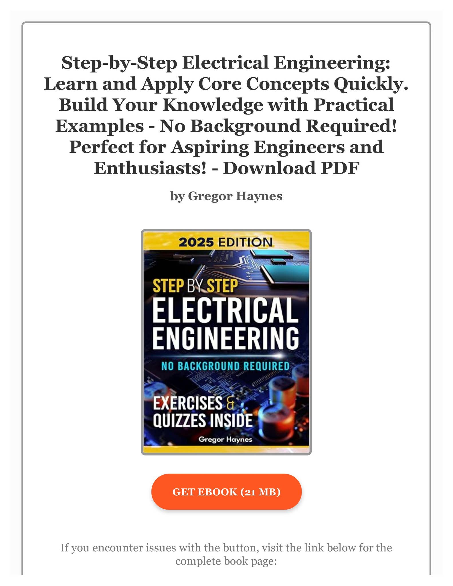 how to learn basic electrical engineering