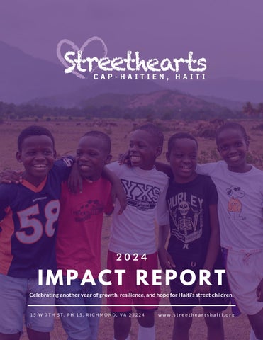 2024 Streethearts Impact Report